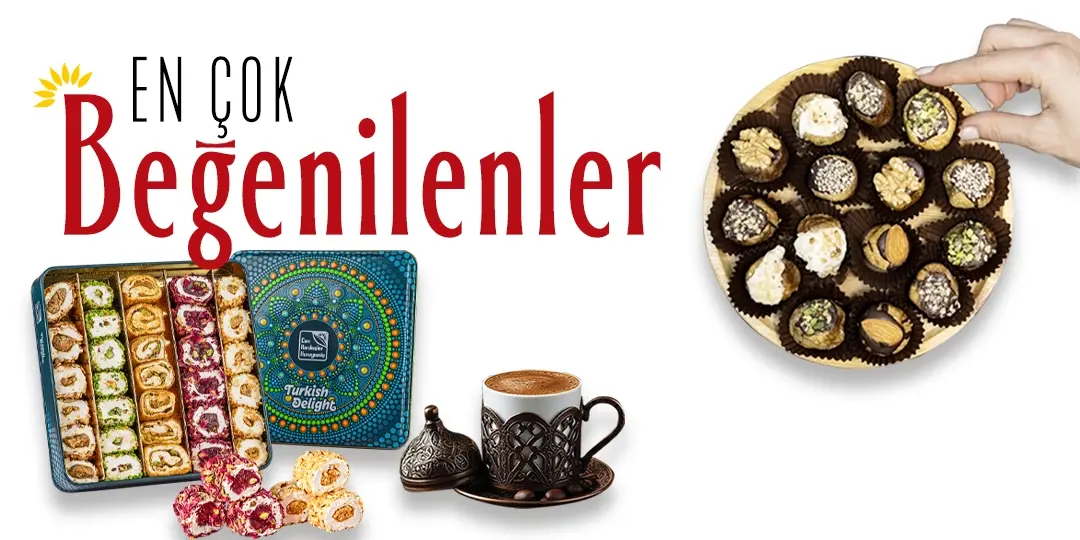 En çok beğenilen lokumlar ve kahveler 