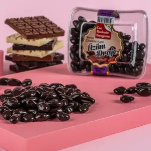 Bitter Çikolatalı Üzüm Draje 90g