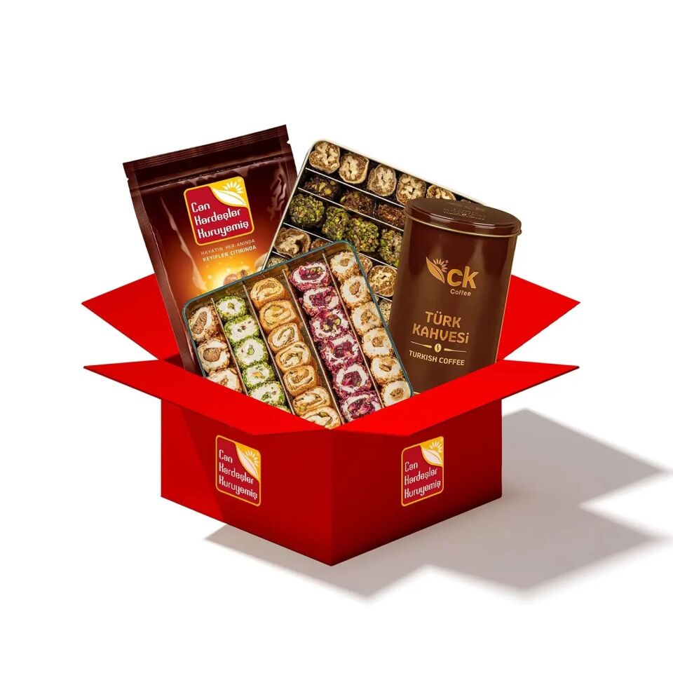 Can Kardeşler Kuruyemiş Premium Lezzetler |Kahve Lokum İncir
