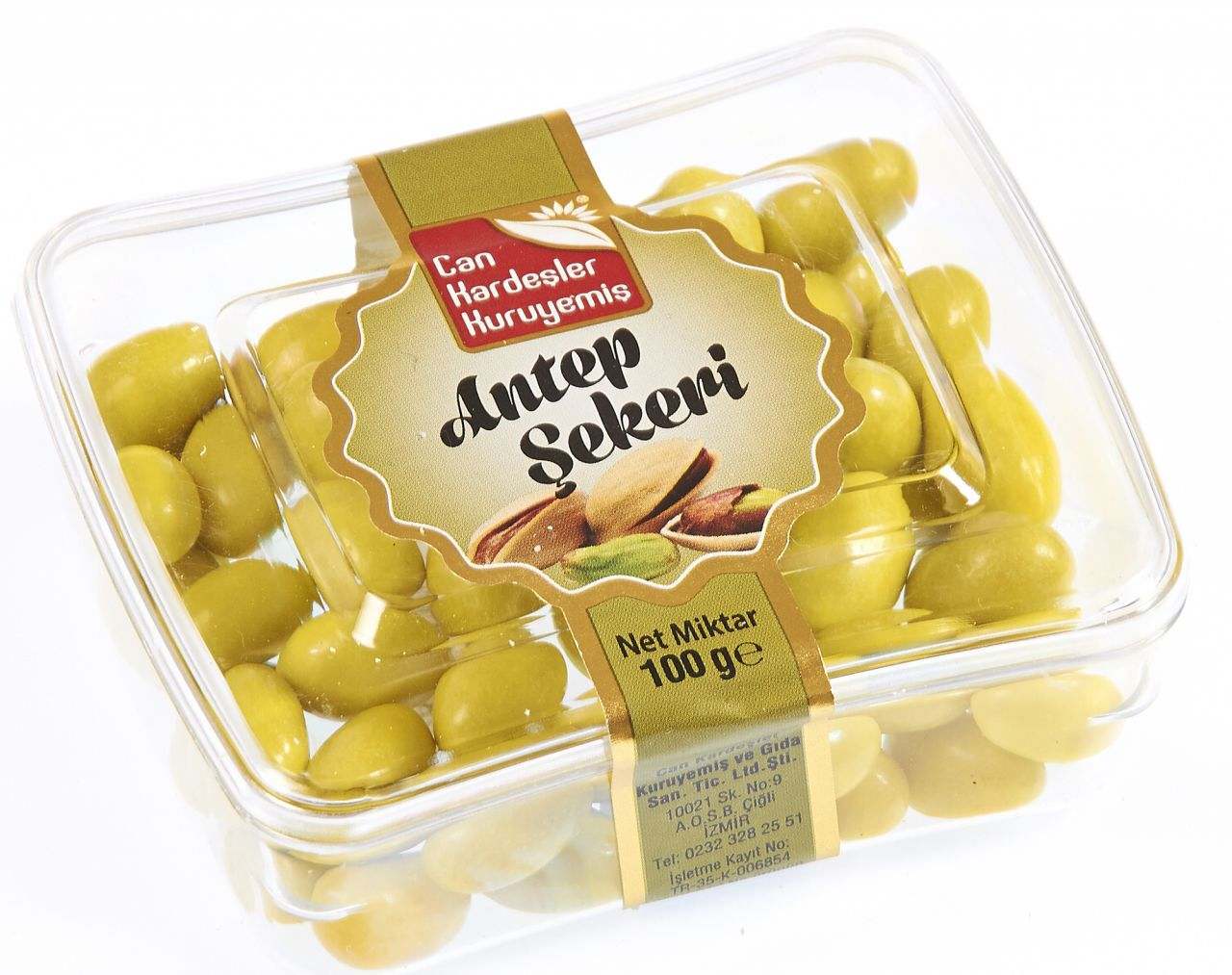 Sütlü Çikolata Kaplı Antep Fıstıklı Draje 90 g