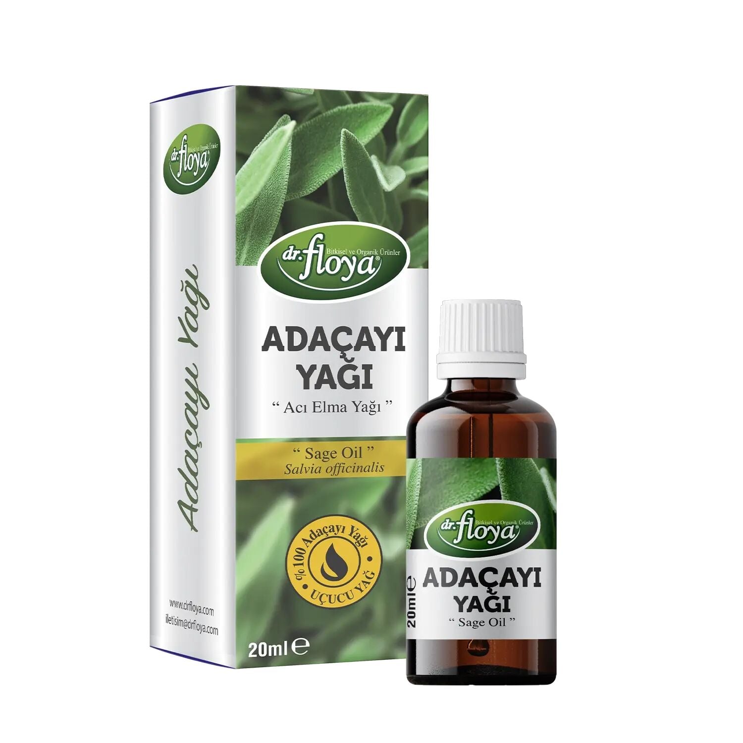 Dr. Floya Adaçayı Uçucu Yağ 20 mL