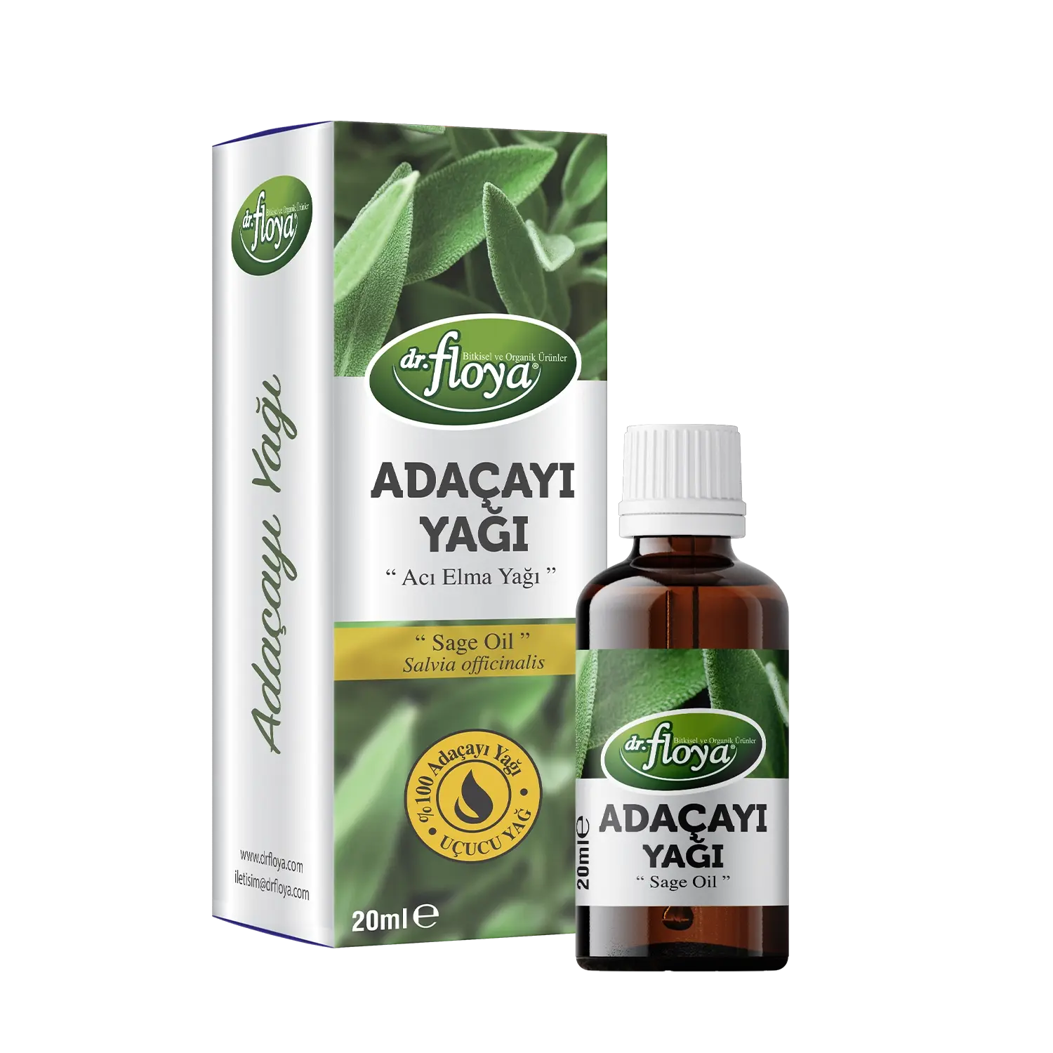 Dr. Floya Adaçayı Uçucu Yağ 20 mL