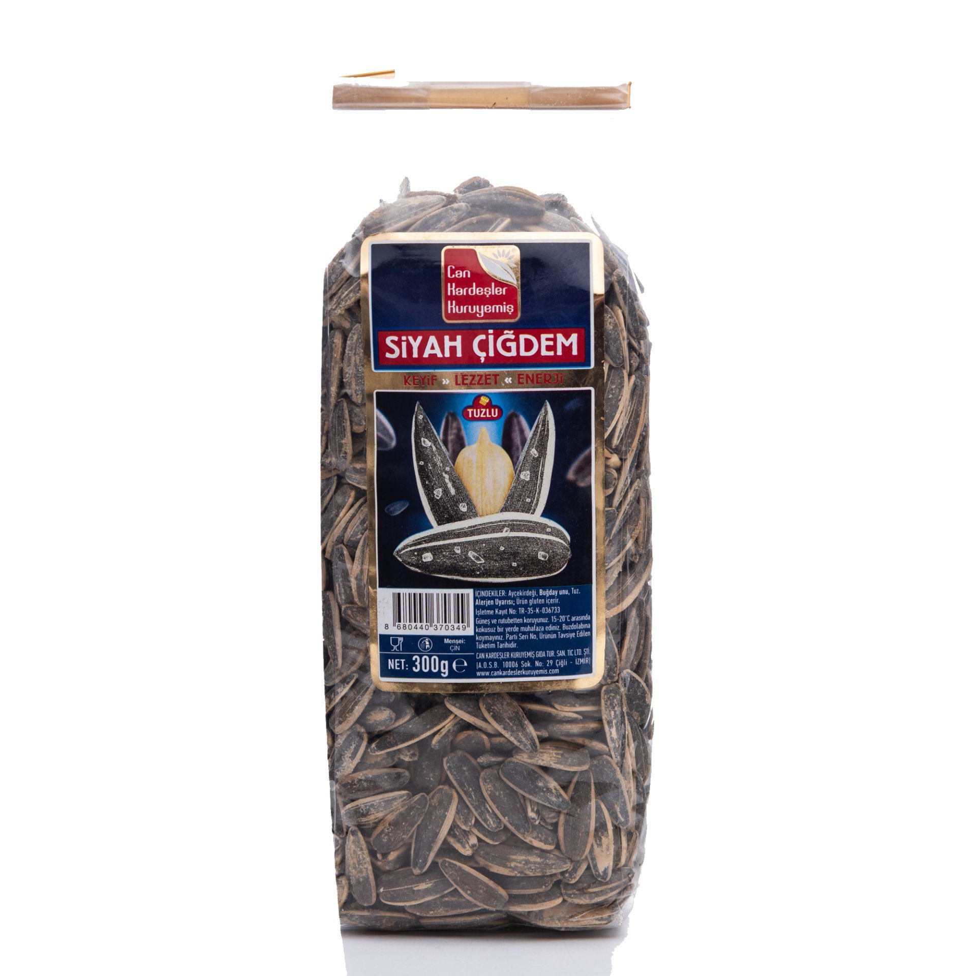 Siyah Tuzlu Ay Çekirdeği  300 g