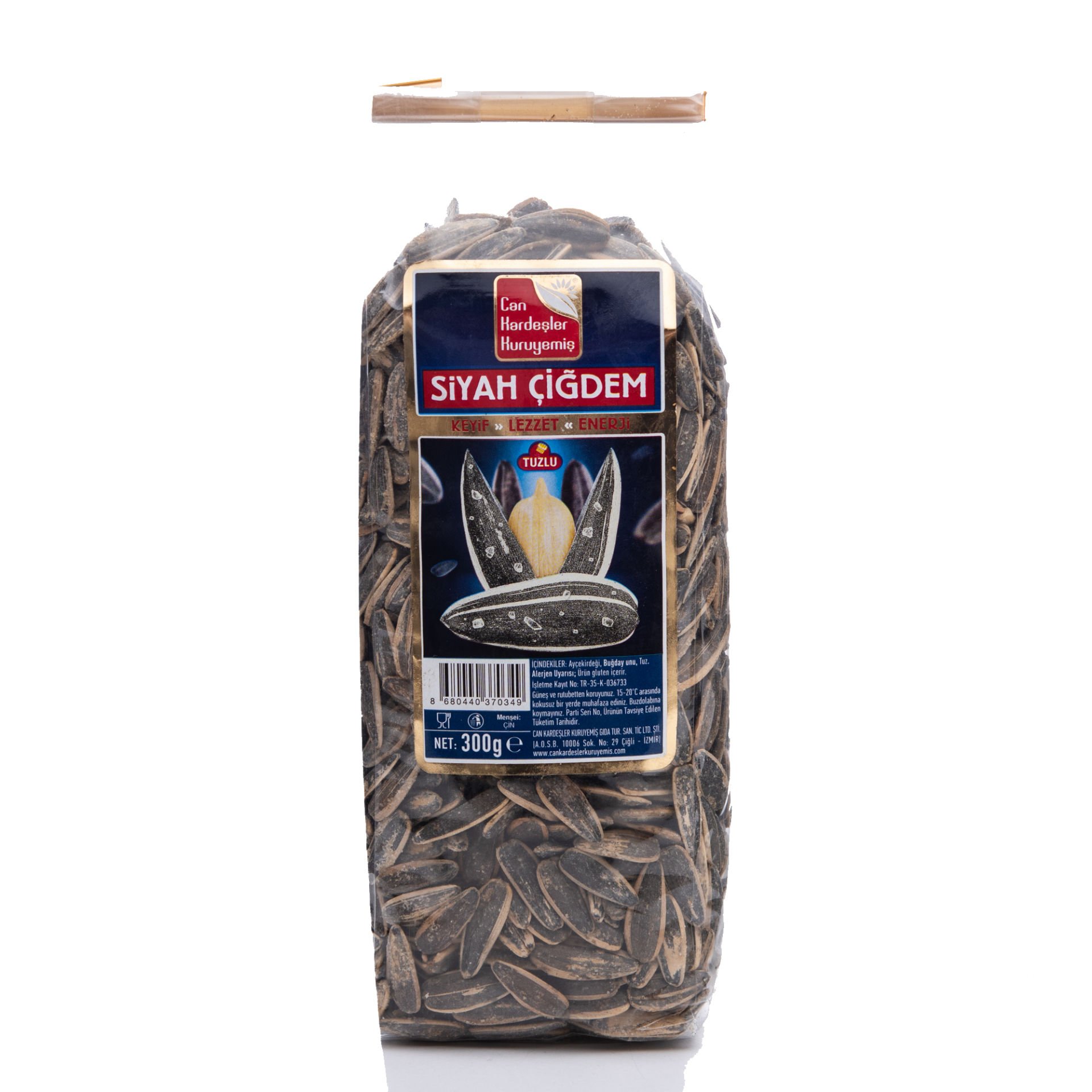 Siyah Tuzlu Ay Çekirdeği  300 g