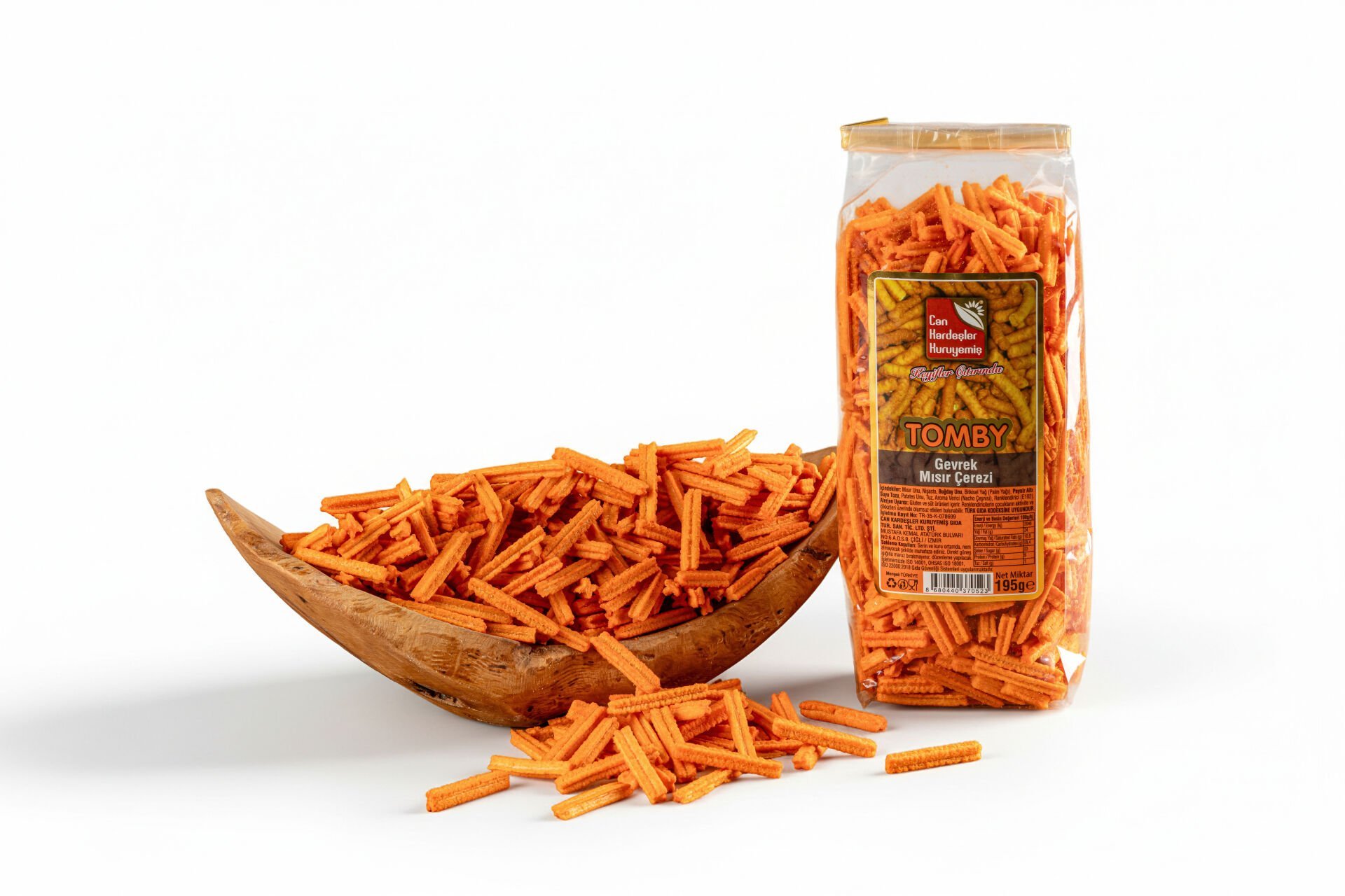 Tomby Gevrek Mısır Çerezi  195 g