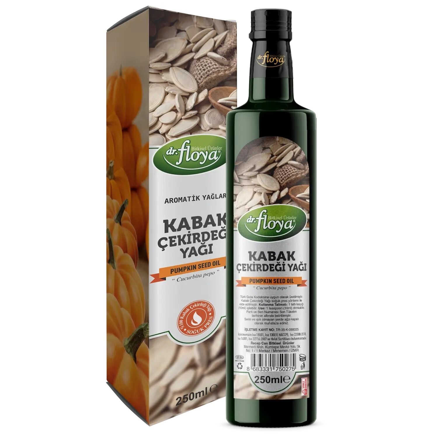 Dr. Floya Kabak Çekirdeği Yağı 250 mL