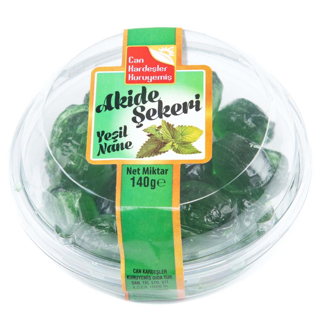 Yeşil Naneli Akide Şekeri 140g