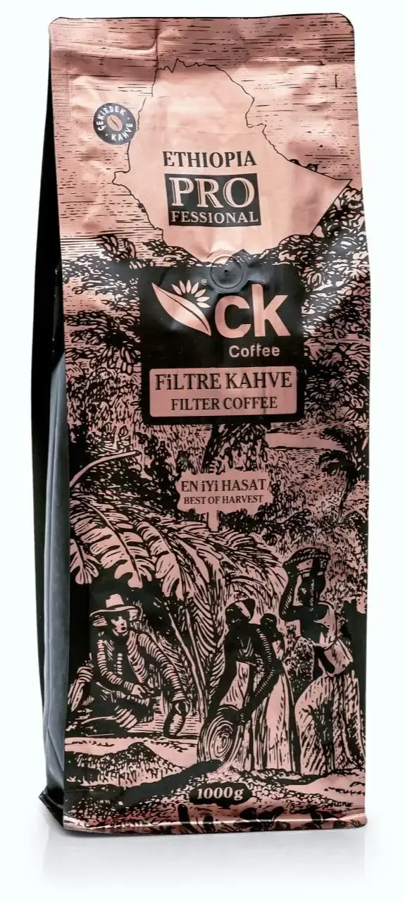 Ethiopia Yirgacheffe (Pro) Filtre Kahve 1 kg (Çekirdek)