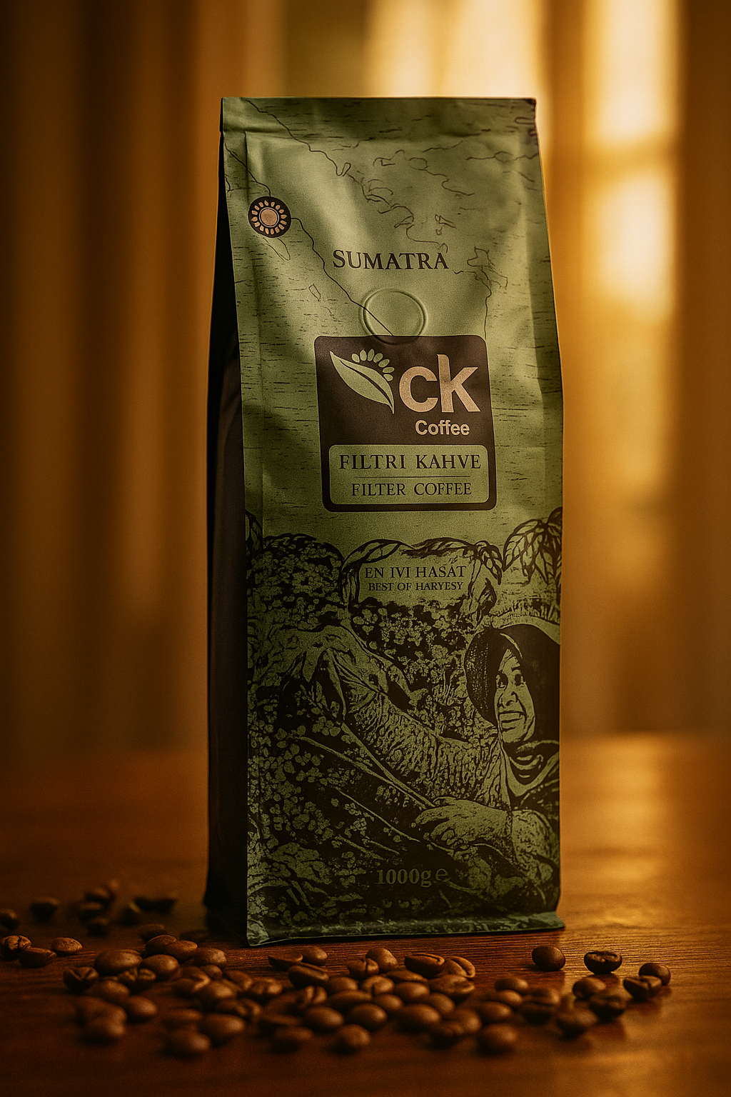 Sumatra Öğütülmüş Filtre Kahve 1000 g