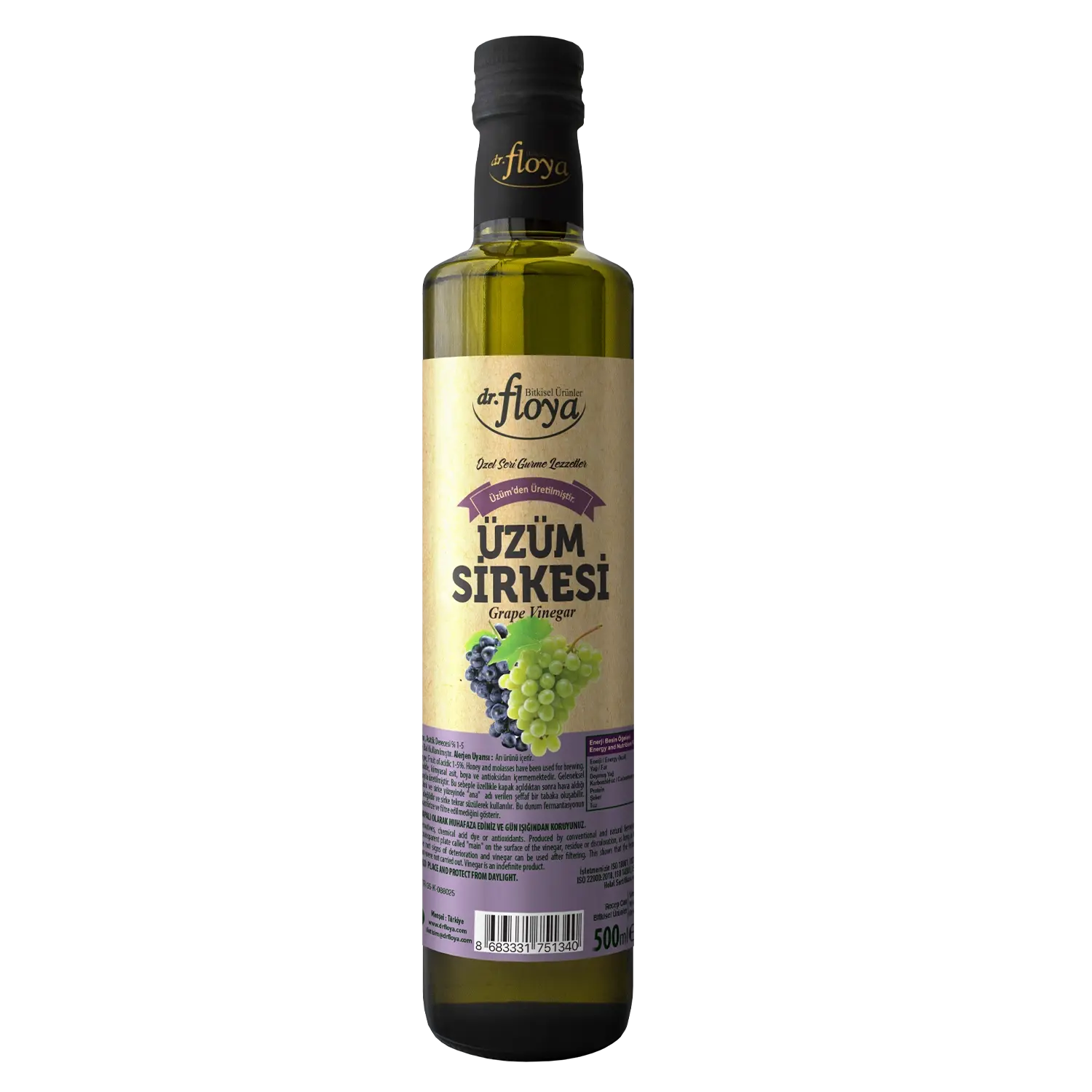 Dr. Floya Üzüm Sirkesi 500 mL