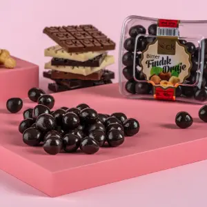 Bitter Chocolate Hazelnut Dragee – 90 g