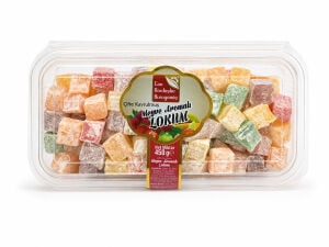 Çifte Kavrulmuş Meyveli Lokum 450 g Sızdırmaz Paket