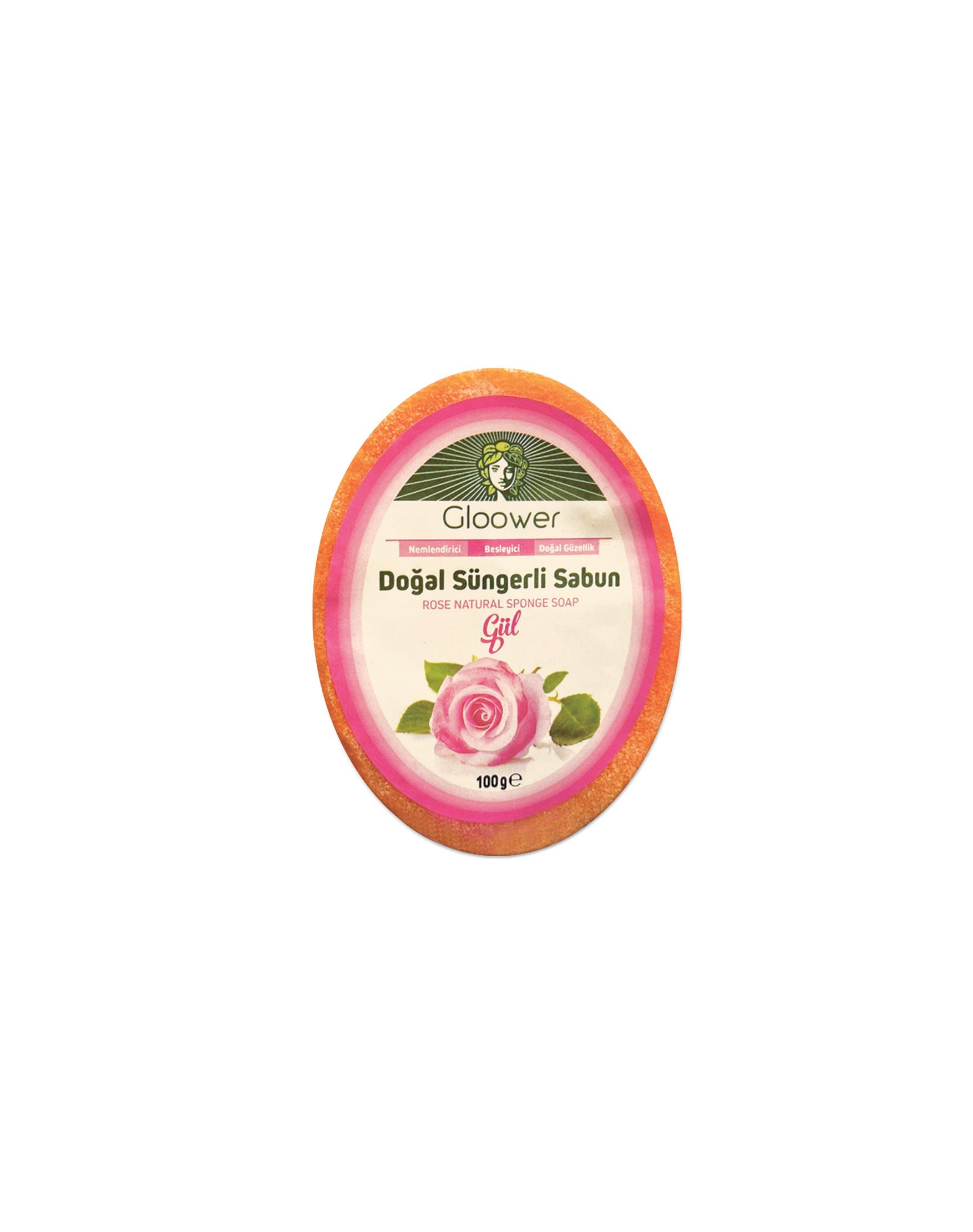 Süngerli - Gül Sabun 120 g