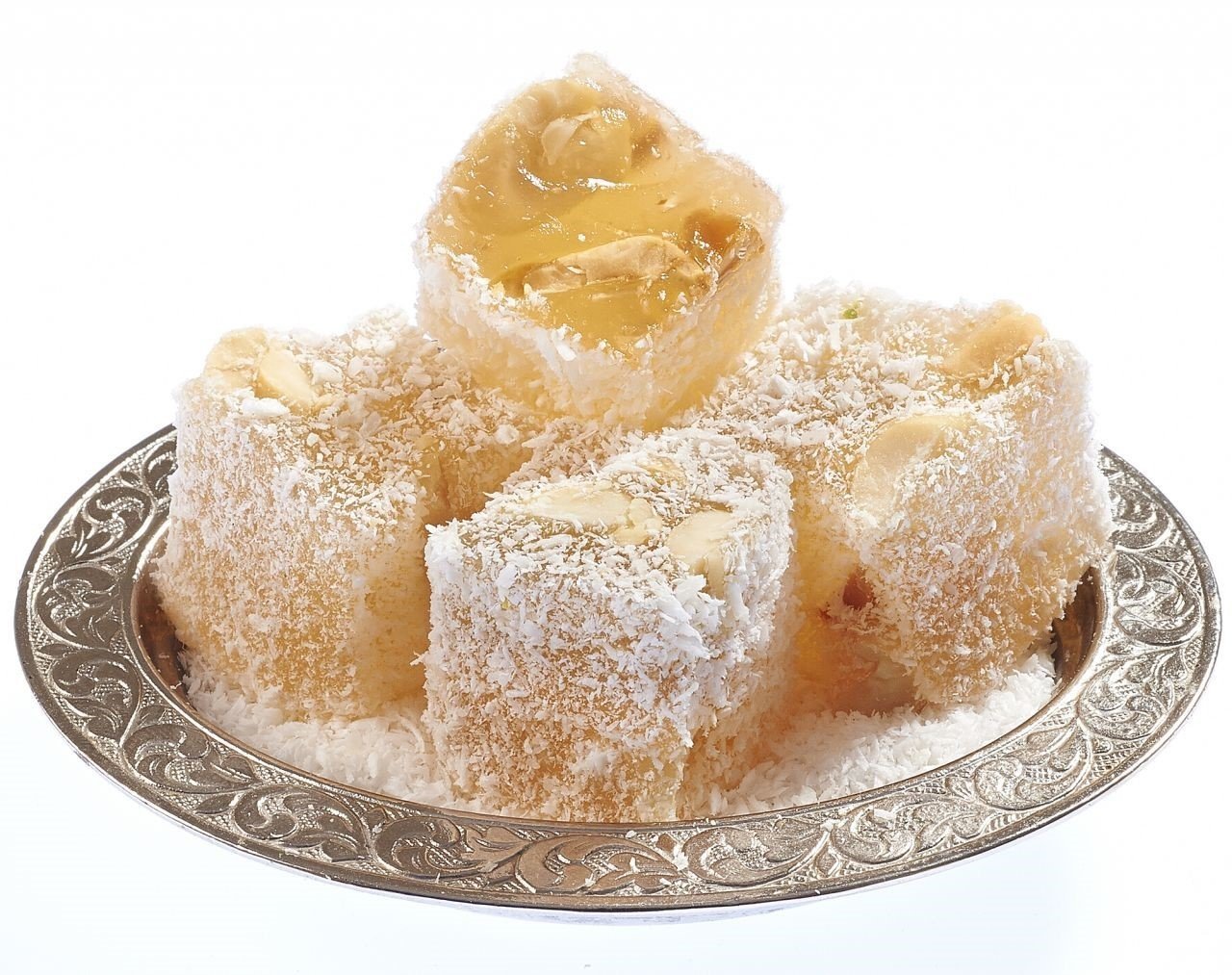 Coconut Peanut Turkish Delight