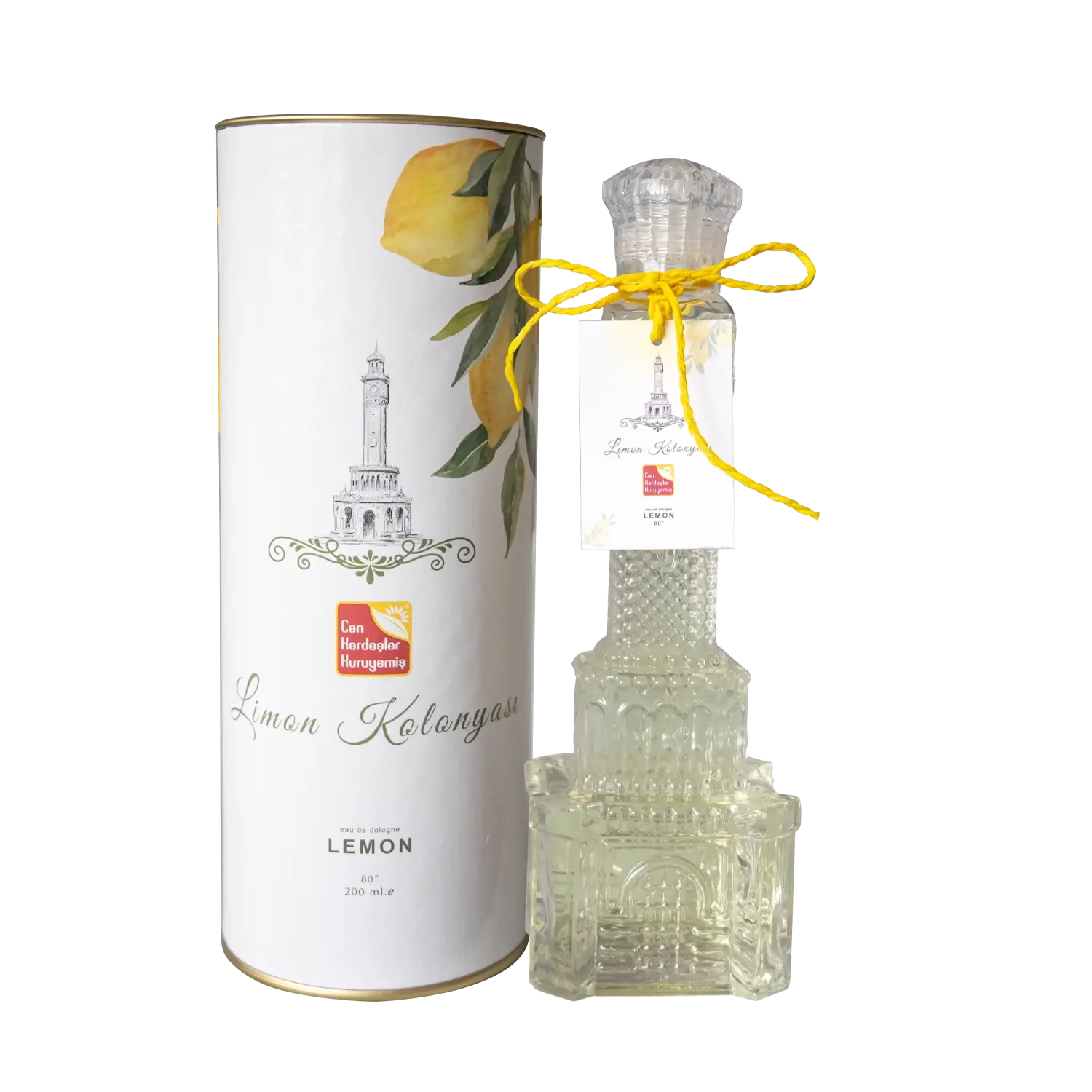 İzmir Saat Kulesi Kolonya Cam Şişe