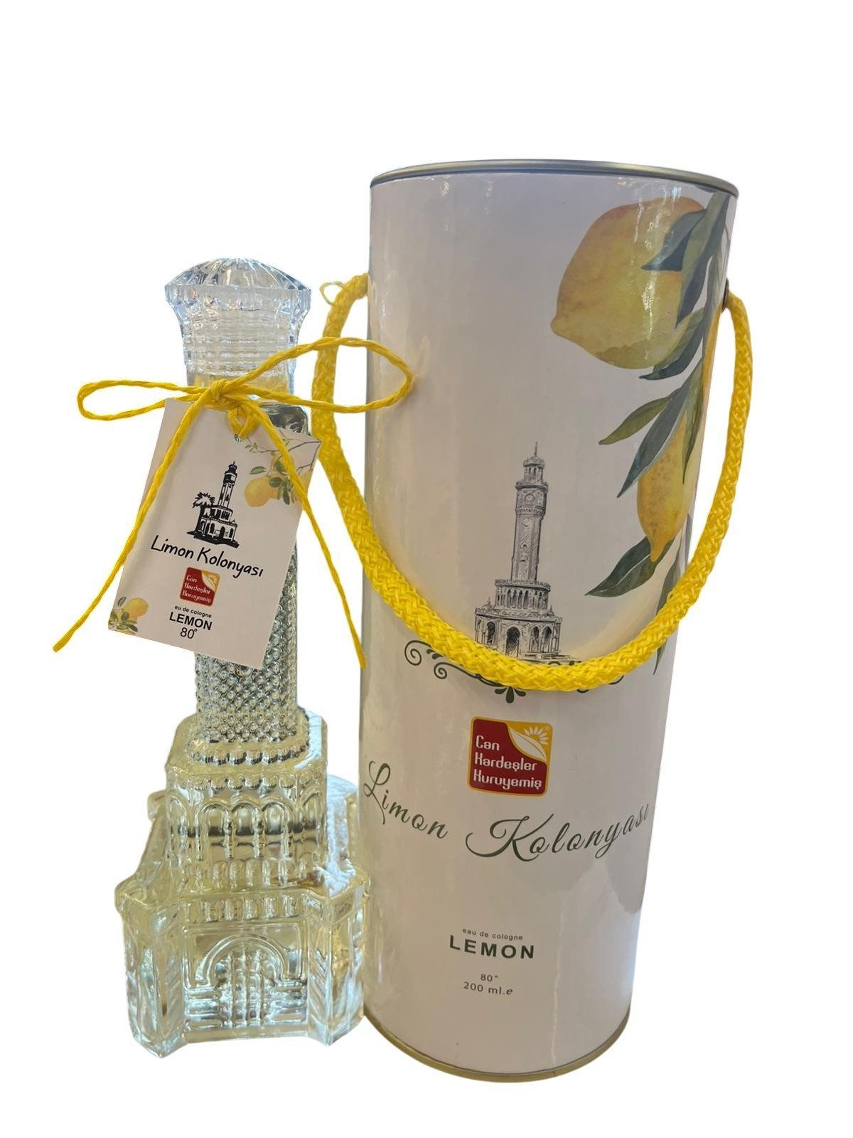 İzmir Saat Kulesi Kolonya Cam Şişe