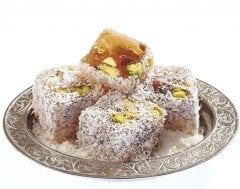 Coconut Pistachio Turkish Delight