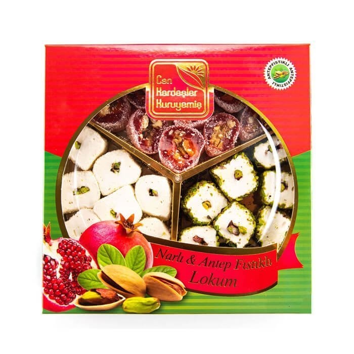 Narlı & Antep Fıstıklı Lokum 450 gr
