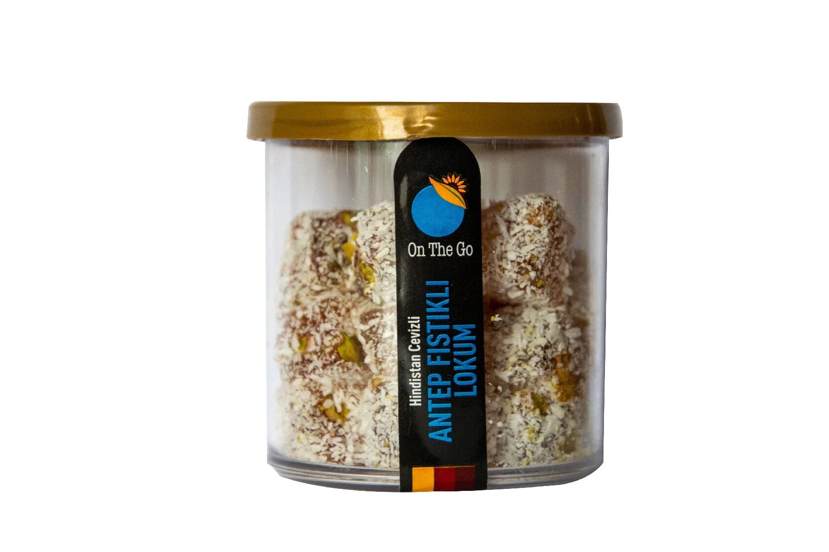 On The Go Hindistan Cevizli Mini Antep Fıstıklı Lokum 100 g