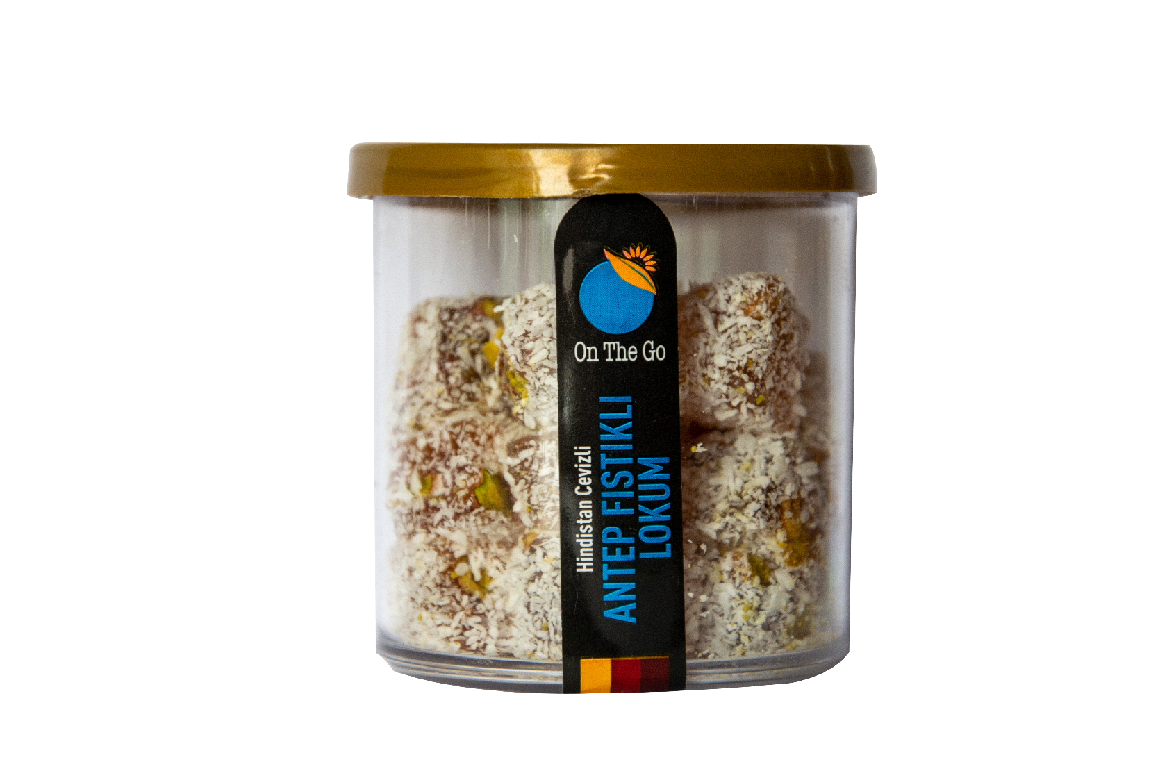 On The Go Hindistan Cevizli Mini Antep Fıstıklı Lokum 100 g