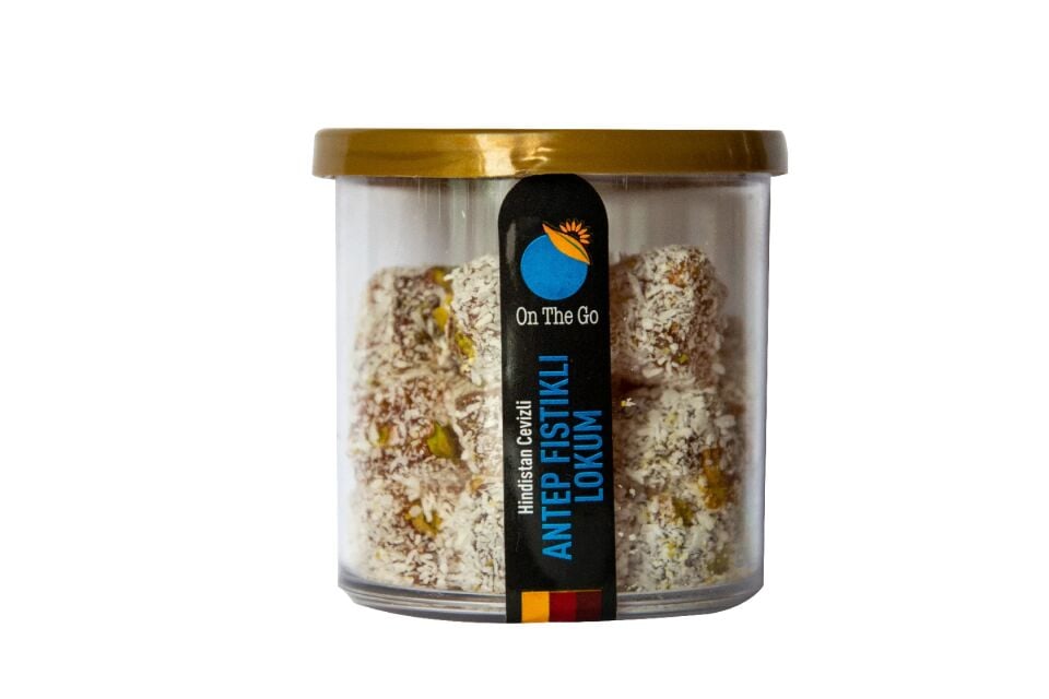 On The Go Hindistan Cevizli Mini Antep Fıstıklı Lokum 100 g