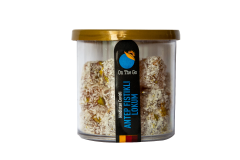 Hindistan Cevizli Mini Antep Fıstıklı Lokum 100 g
