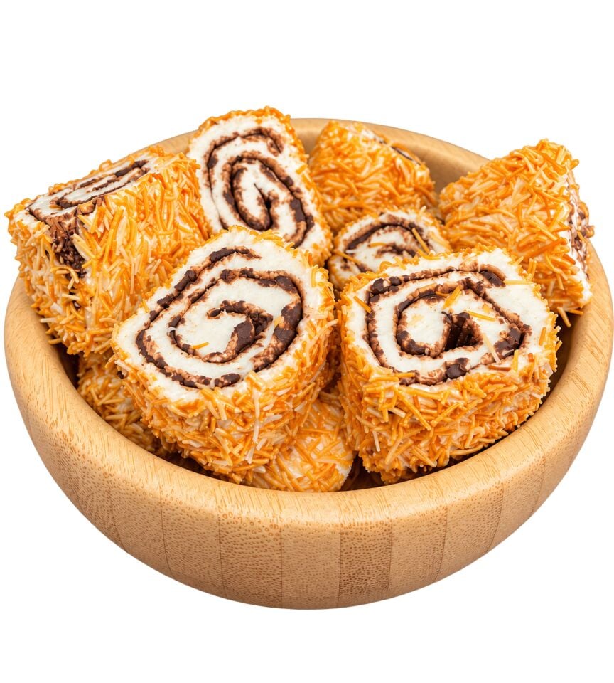 Kadayıflı Çikolatalı Sarma Lokum