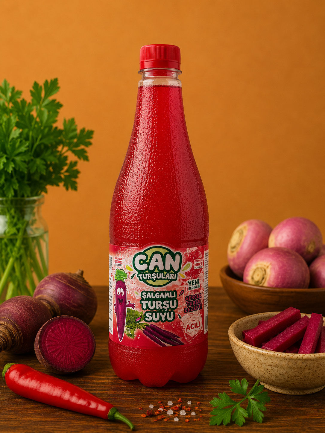 Şalgamlı Turşu Suyu Acılı 1000 mL