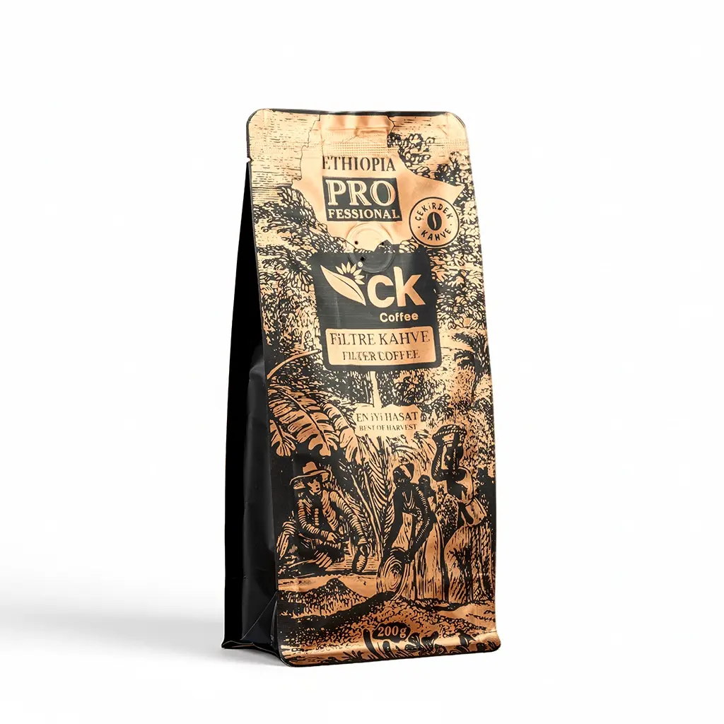 Ethiopia Yirgacheffe (Pro) Filtre Kahve 200 g (Çekirdek)