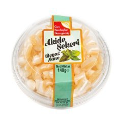 Beyaz Naneli Akide Şekeri 140 g