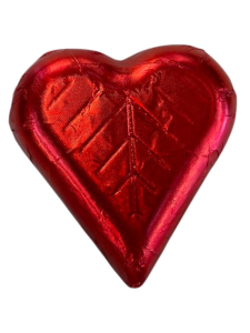 Kırmızı Kalp Sütlü Çikolata 22 g