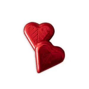 Kırmızı Kalp Sütlü Çikolata 22 g