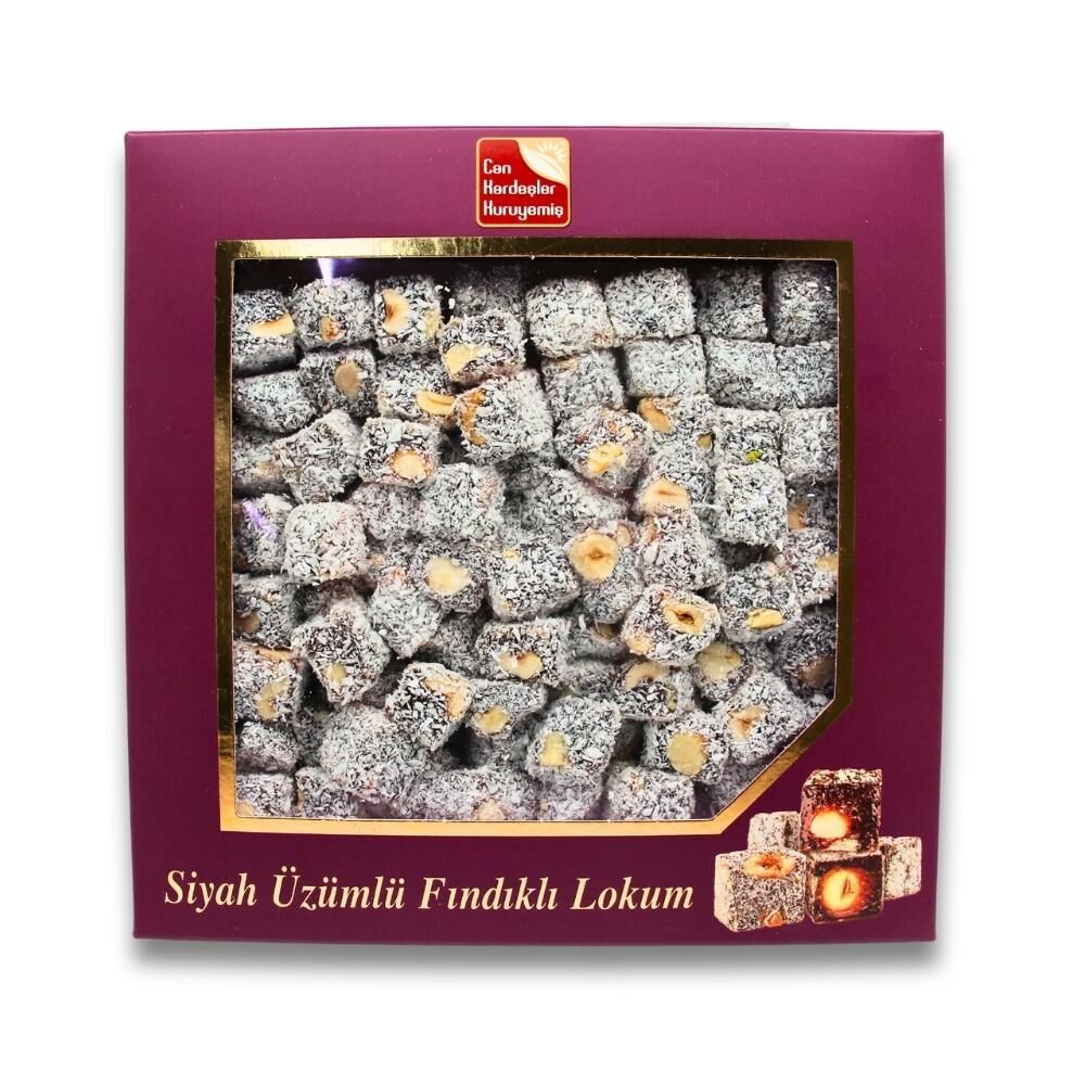 Siyah Üzümlü Fındıklı Lokum 500 g