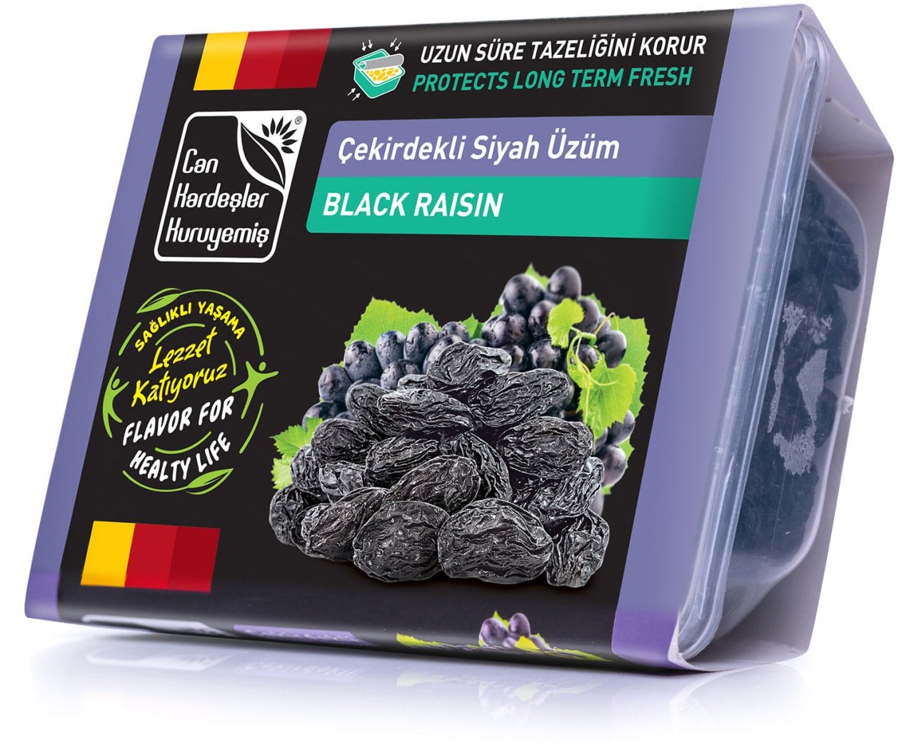 Sağlıklı Atıştırmalık - Çekirdekli Siyah Kuru Üzüm 300 g