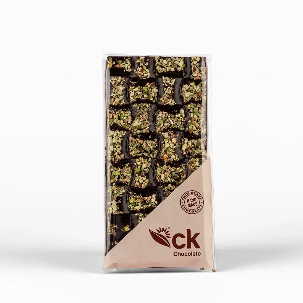 Antep Fıstıklı Bitter Tablet Çikolata 50g