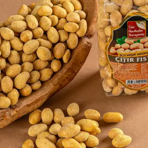 Süt Mısır Aromalı Çıtır Fıstık | Cips Tadında 250 g