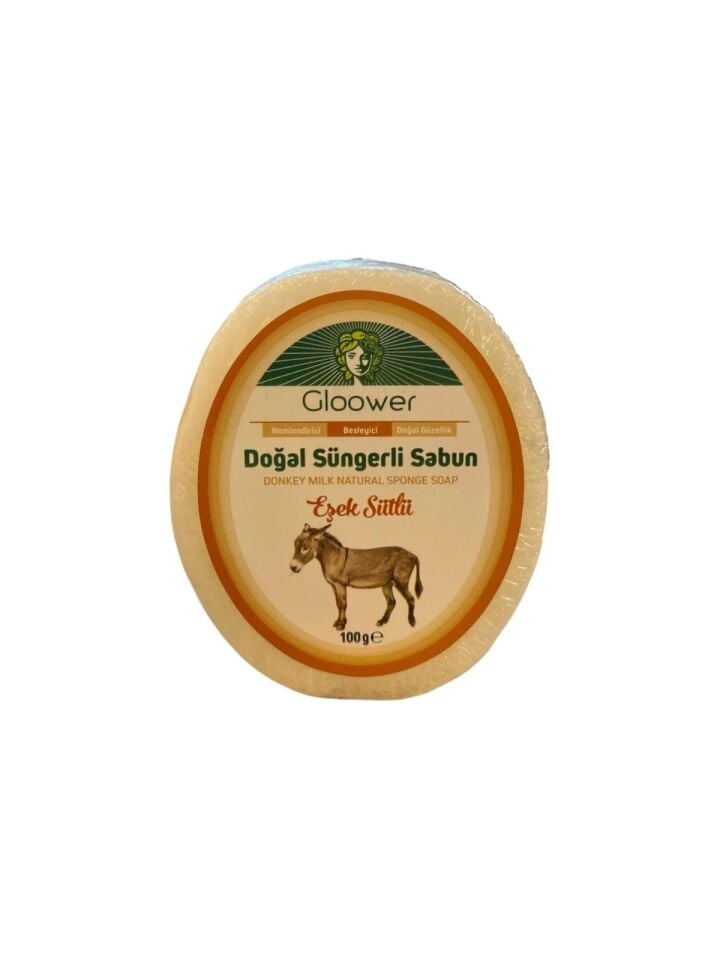 Süngerli Eşek Sütlü Sabun 100 g