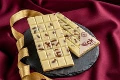 Bademli Beyaz Tablet Çikolata 100 g