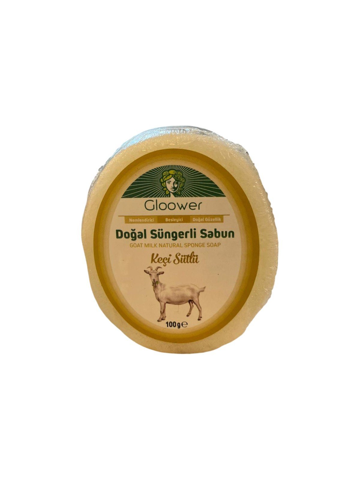 Süngerli - Keçi Sütlü Sabun 120 g Paket