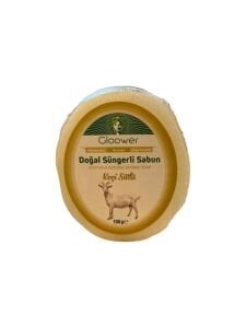 Süngerli Keçi Sütlü Sabun 100 g