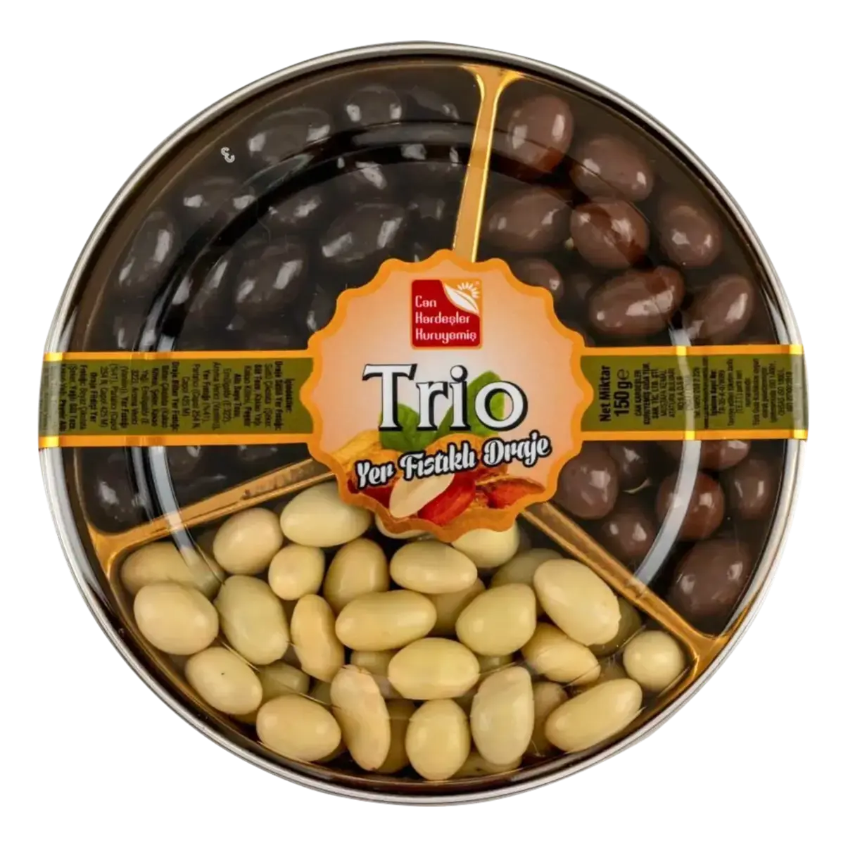Yer Fıstıklı Draje Trio 150g