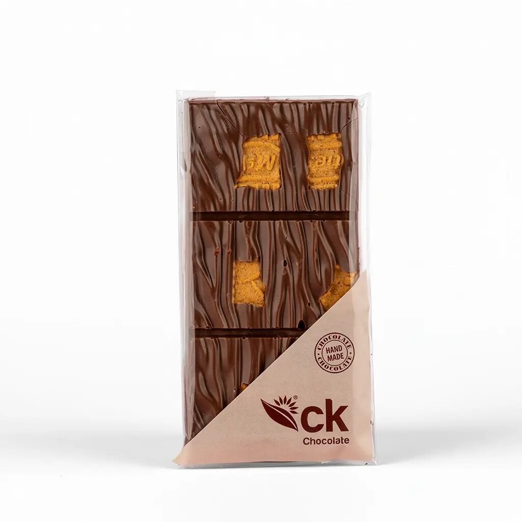 Karamel Bisküvili Sütlü Tablet Çikolata 100 g