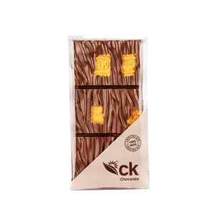 Karamel Bisküvili Sütlü Tablet Çikolata 100 g
