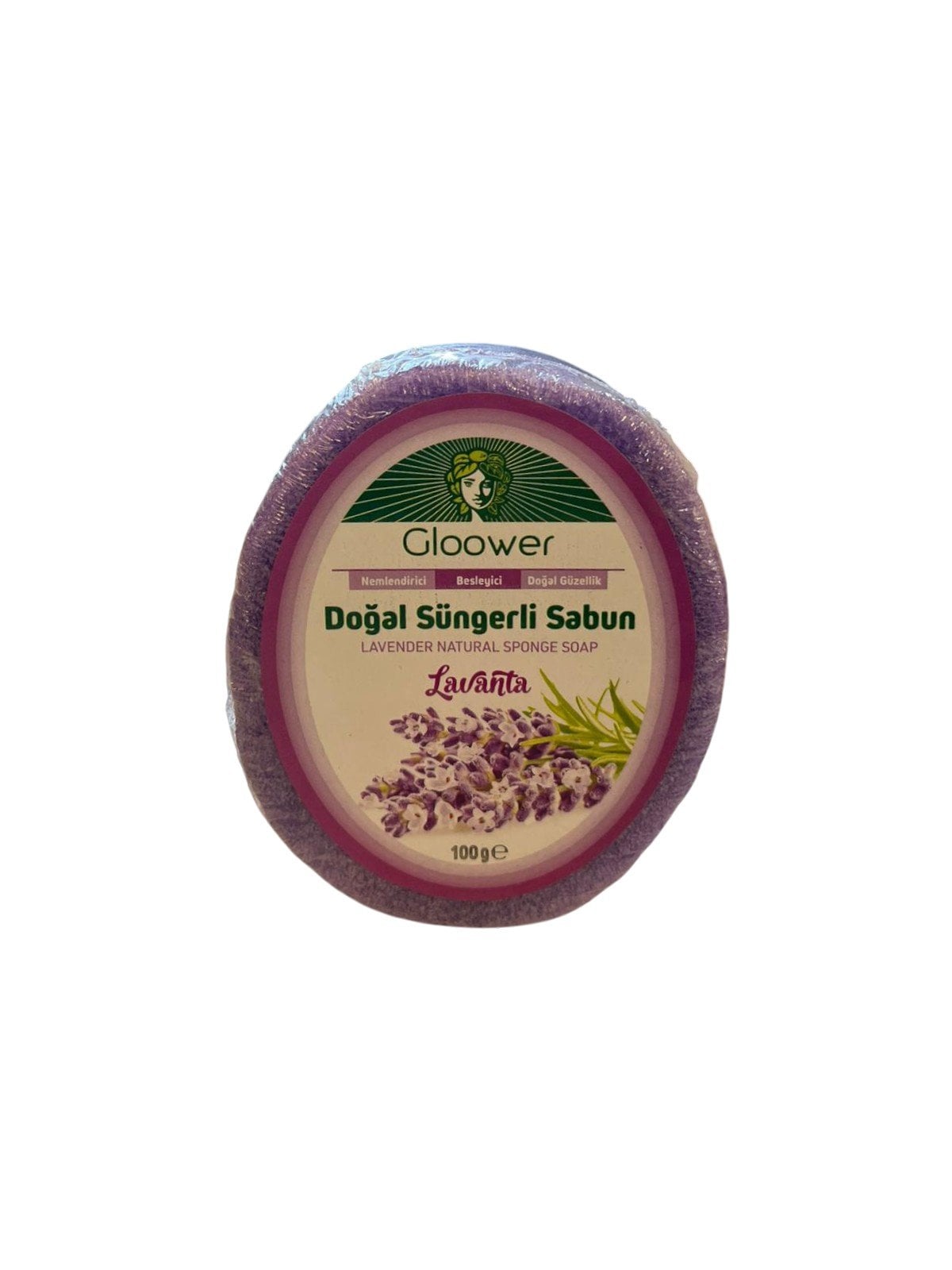 Süngerli Lavanta Sabun 100 g