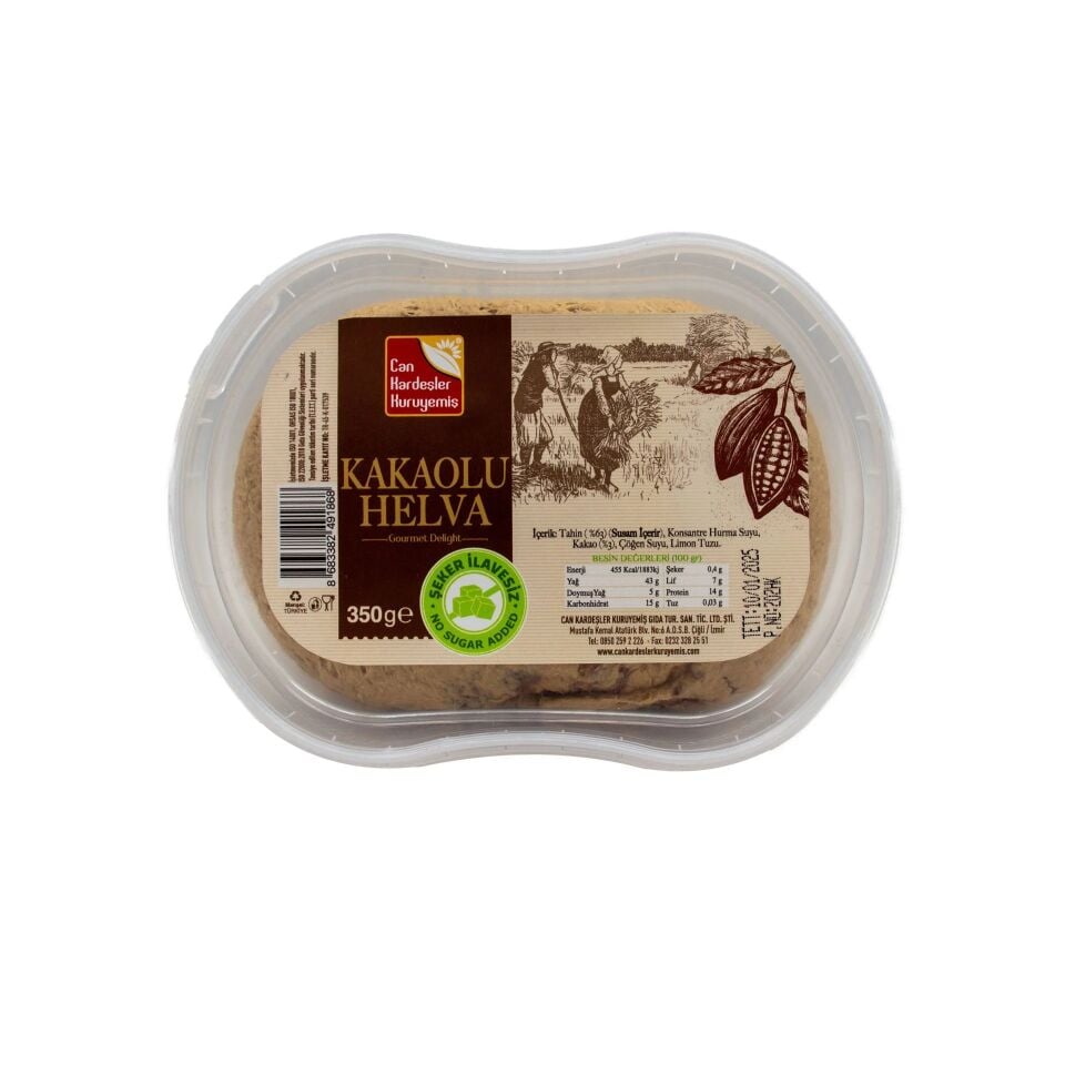 Kakaolu Helva Şekersiz 350 g