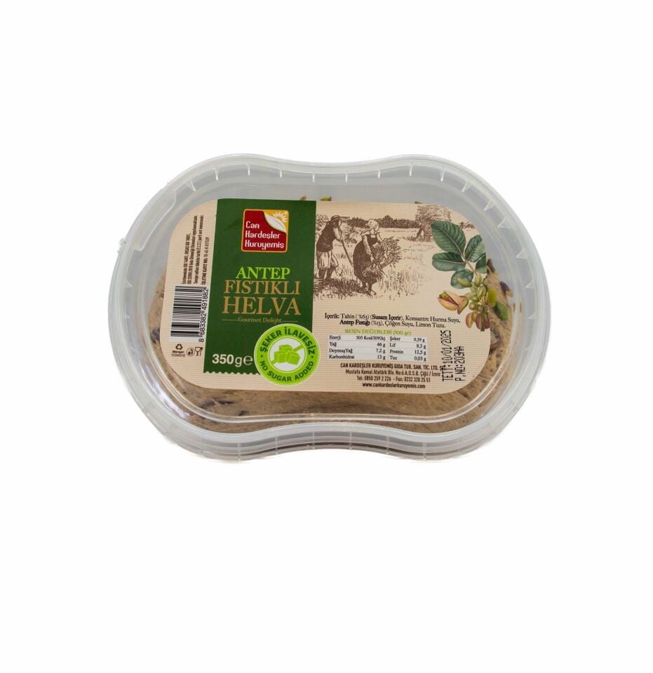 Antep Fıstıklı Helva Şekersiz 350 g