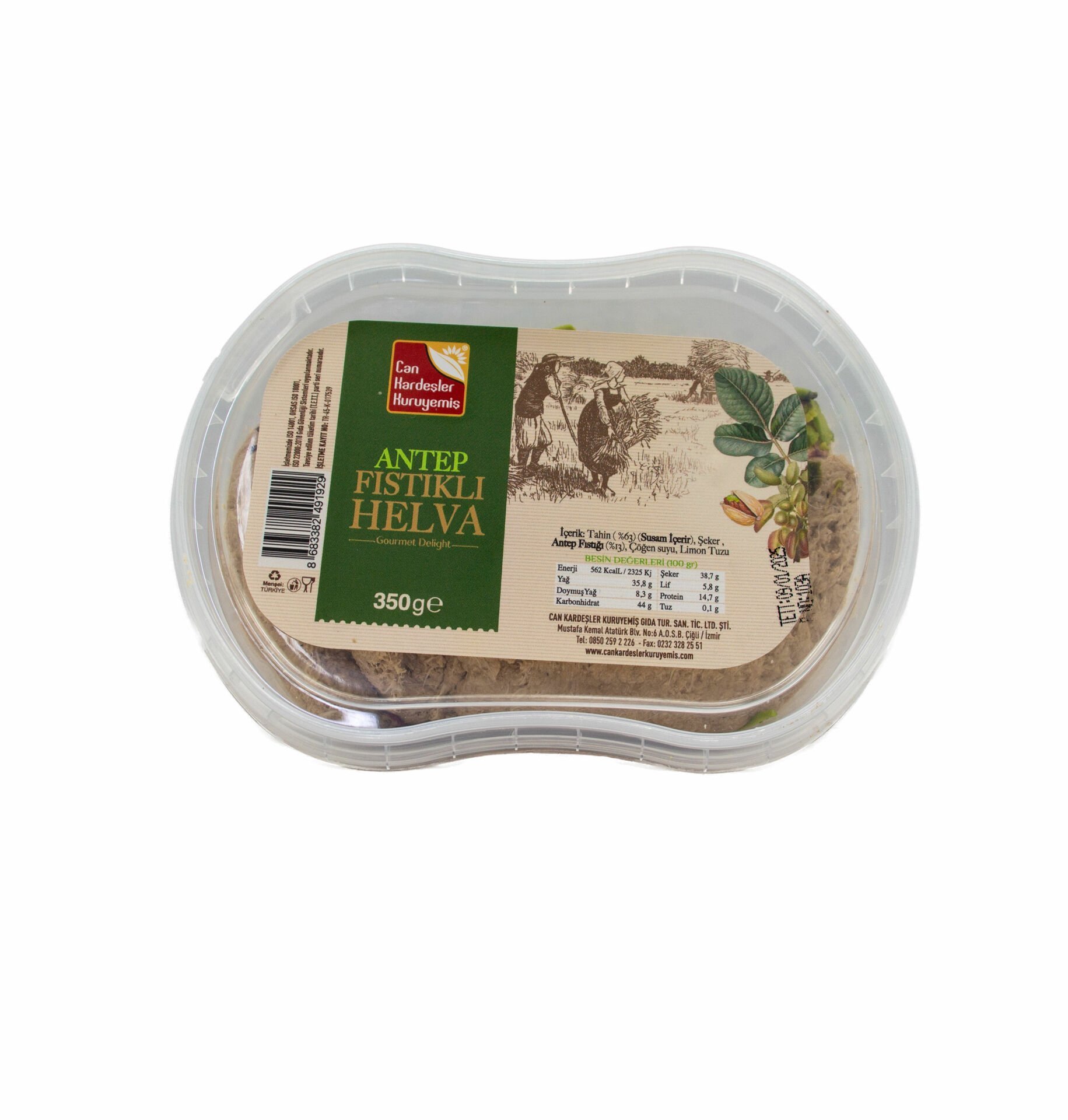 Antep Fıstıklı Helva Şekerli 350 g