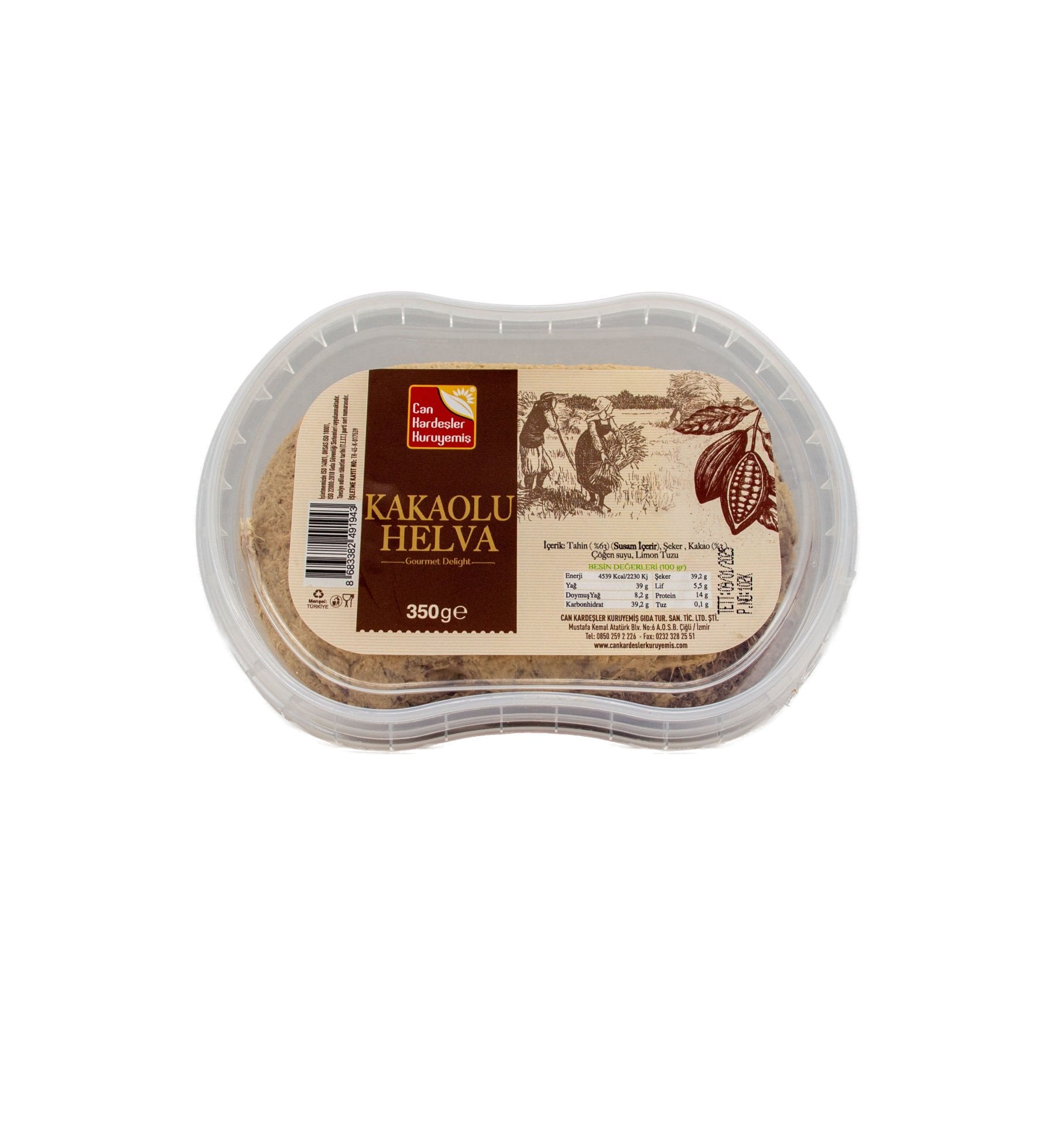 Kakaolu Helva Şekerli 350 g
