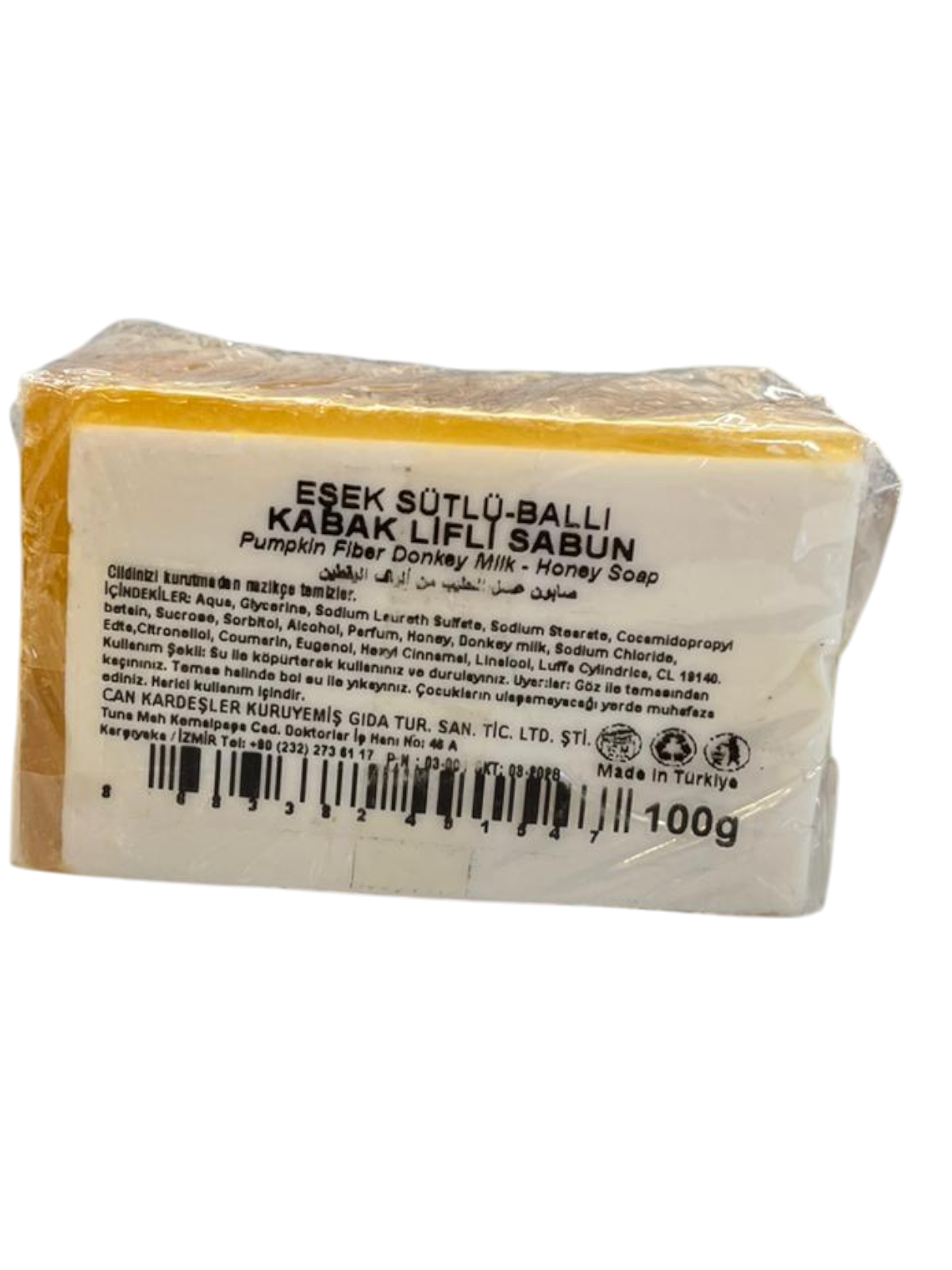 Kabak Lifli - Eşek Sütlü Ballı Sabun 100 g