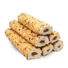 Hazelnut Wrapped Turkish Delight with Hazelnut Paste